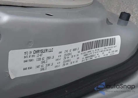 2008 Chrysler Town & Country Lx z USA, uszkodzony, nr VIN 2A8HR44H38R683015